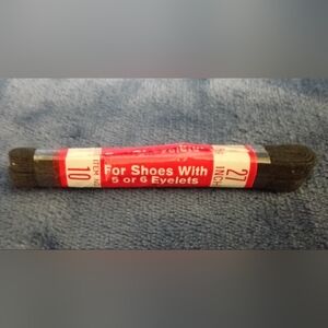 Vintage 27 Inch Black Flat Shoe Laces Item No 10 NOS